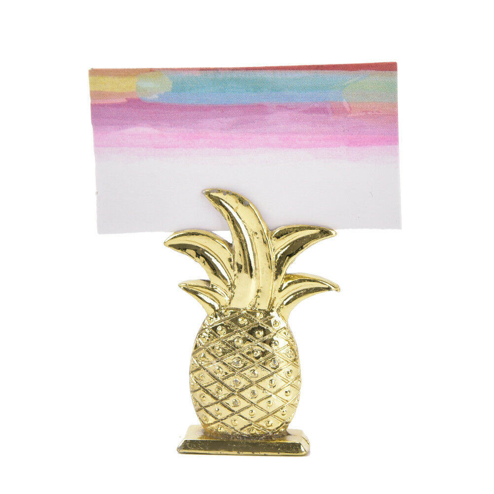1 Set Pineapple Place Stand Holder Wedding Party with Colorful Card Part.l8