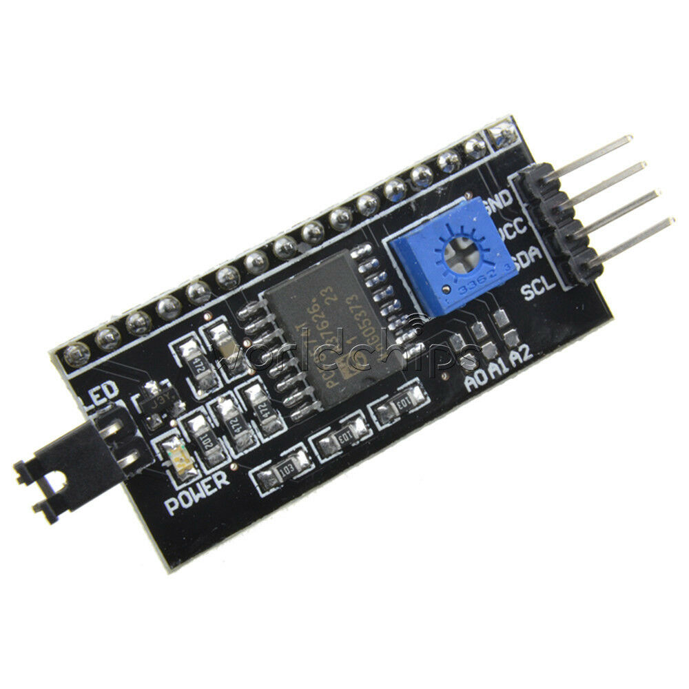 2004 20x4 LCD Blue Display Module +IIC/TWI/SPI Interface Board 5V 1602LCD I2C
