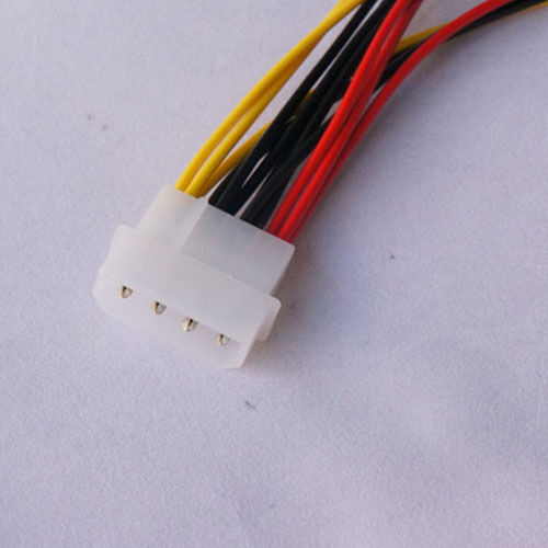New 4 Pin IDE 1-to-3 Molex IDE Power Supply Y Splitter Exentsion Cable cord