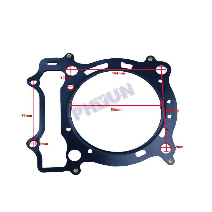 For Yamaha 04-09 12-13 YFZ450 Complete Cylinder Gaskets Kit Top & Bottom End Set