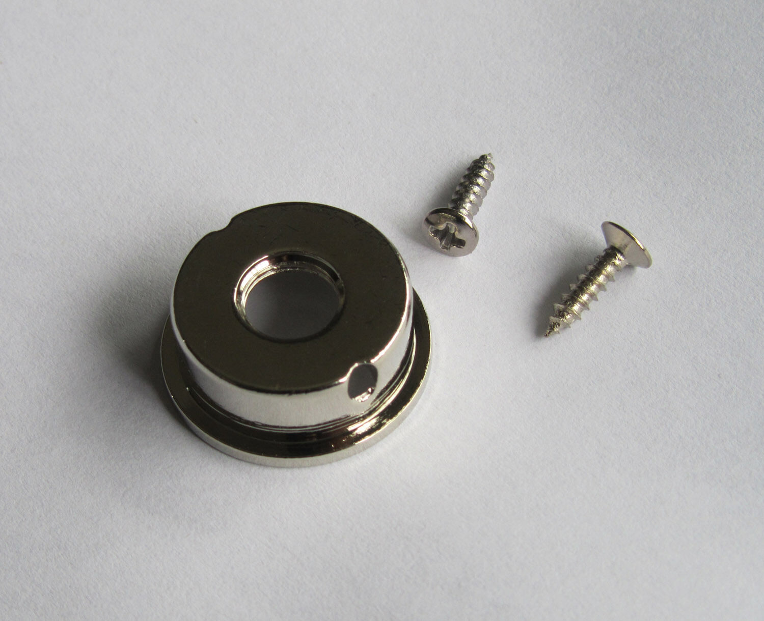 Electric Guitar Jack 1/4" Electrosocket Jack Plate for Tele Telecaster Nickel