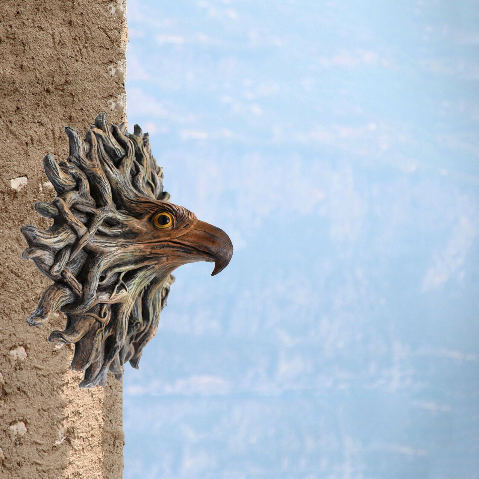 Eagle Head Tree Hanging Statue Ornaments Art Home Decor Party Favors Props