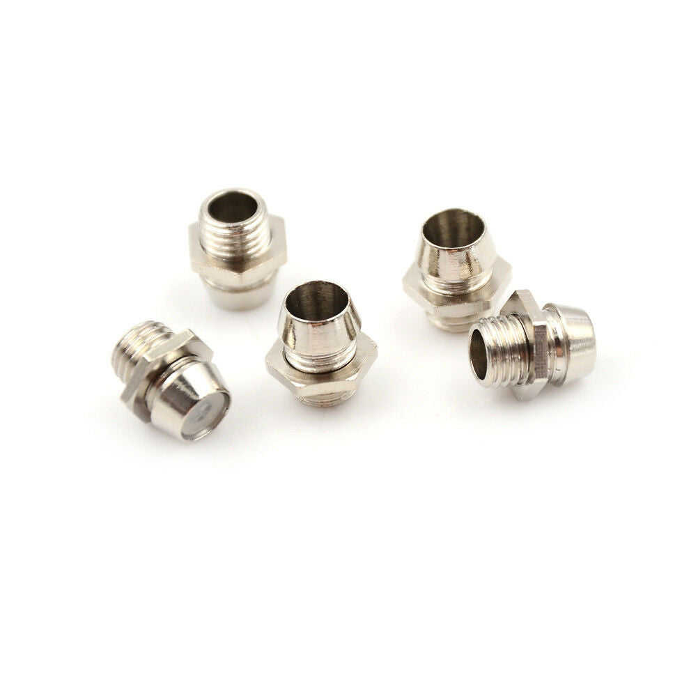 20pcs 3mm Round Chrome Metal LED Lamp Light Emitting Diode Bezel Holder NWU SJ