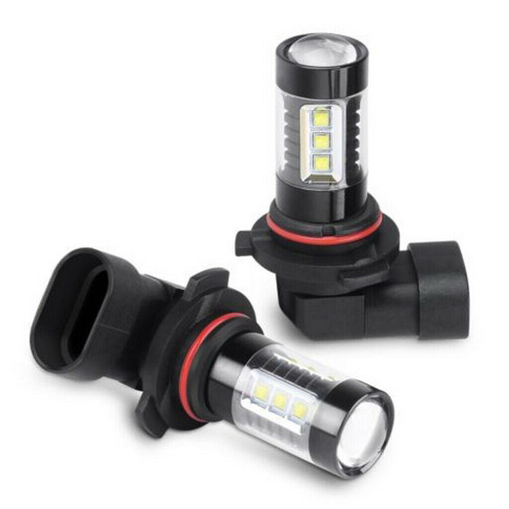 2 Pcs LED Bulb H10 80W 6000K Fog Lamp Universal Car