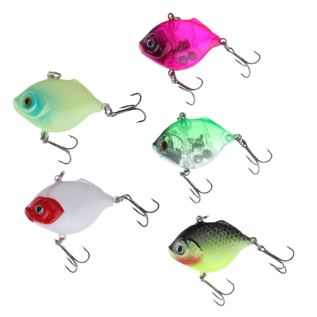 Artificial Fish Slow Sinking Diving/Floating Lures With Two Rotation Hooks