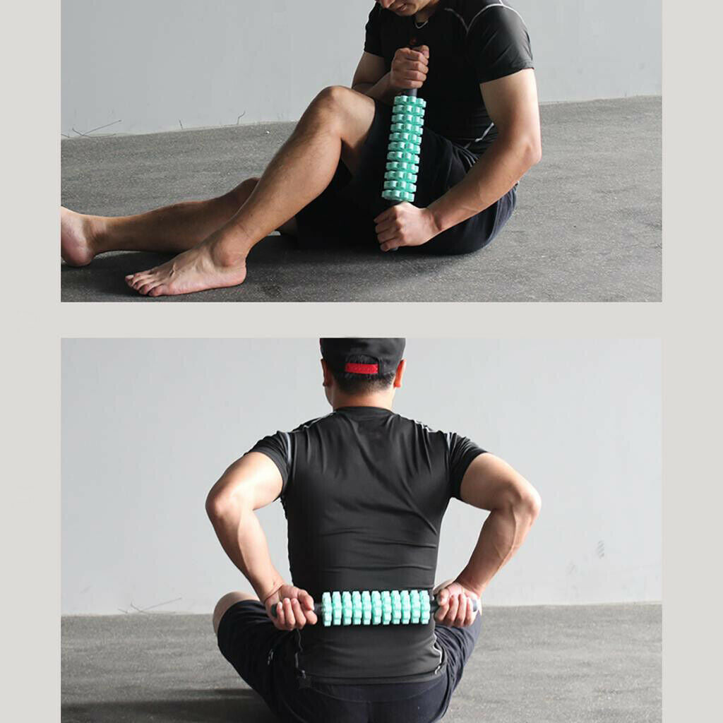 ABS Muscle Roller Stick Body Spiky Massage Tool Muscle Roller Massager 43cm