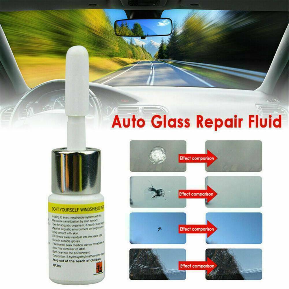 Car Window Cracked Glass Repair Recover Kit Glass Scratch Windshield DIY Tools