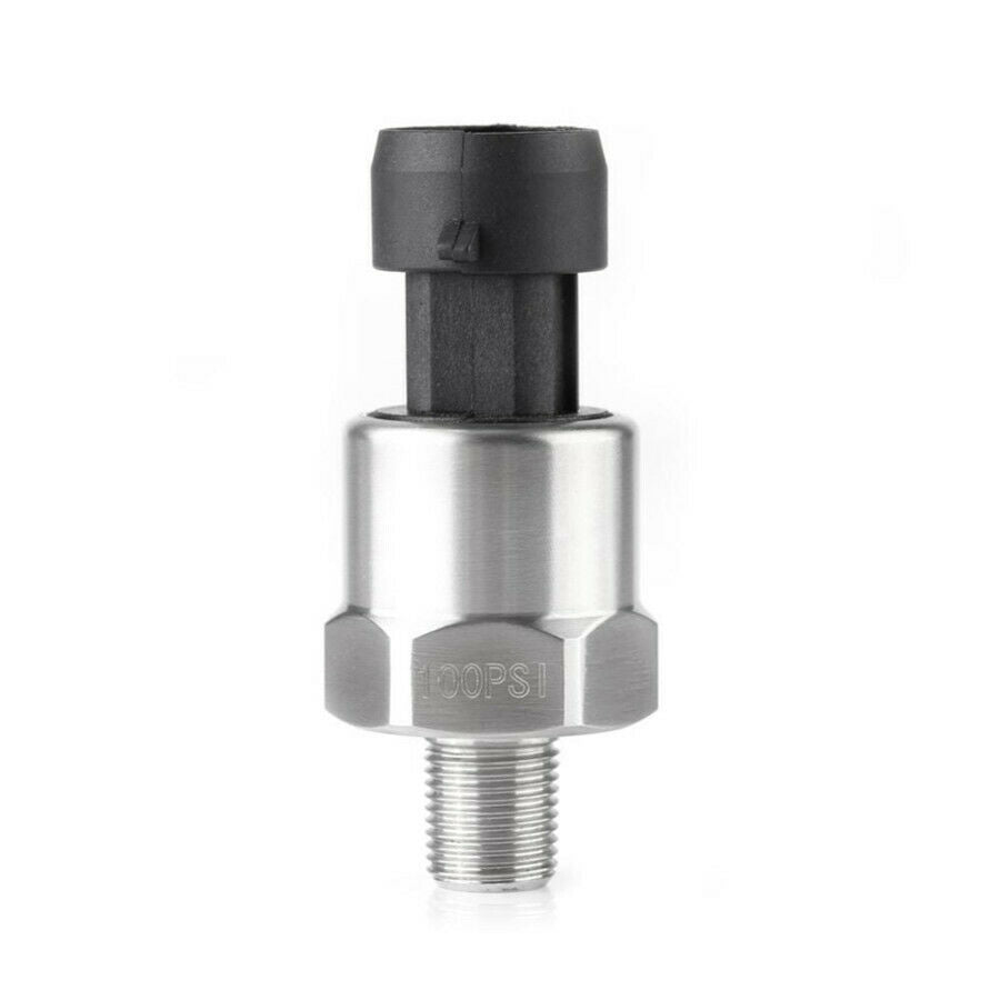5 Volt Oil Fuel Pressure Sensor 100 PSI Electric Gauge Meter Sender For Oil Fuel