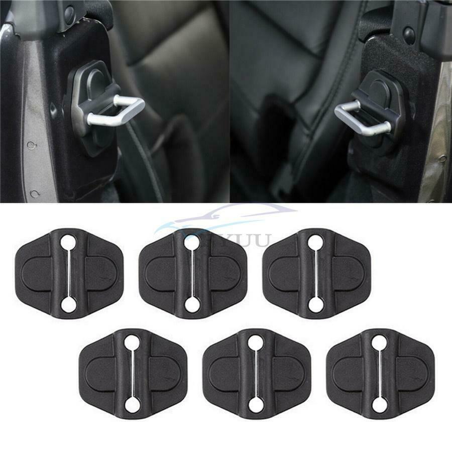 6 × Rustproof Waterproof Auto Front Rear Upper Lower Door Lock Protector Cover