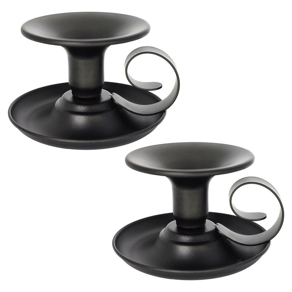2Pcs Simple Candle Holder Candlestick Holders Home Centerpieces Decor Gift