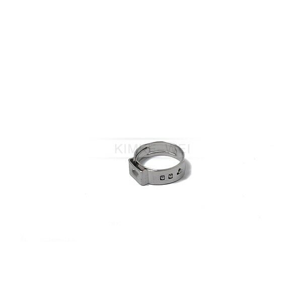 90pcs Stainless Steel Single Ear Hose Clamps Fuel Air Pipe O-Clips 12 Size Kits