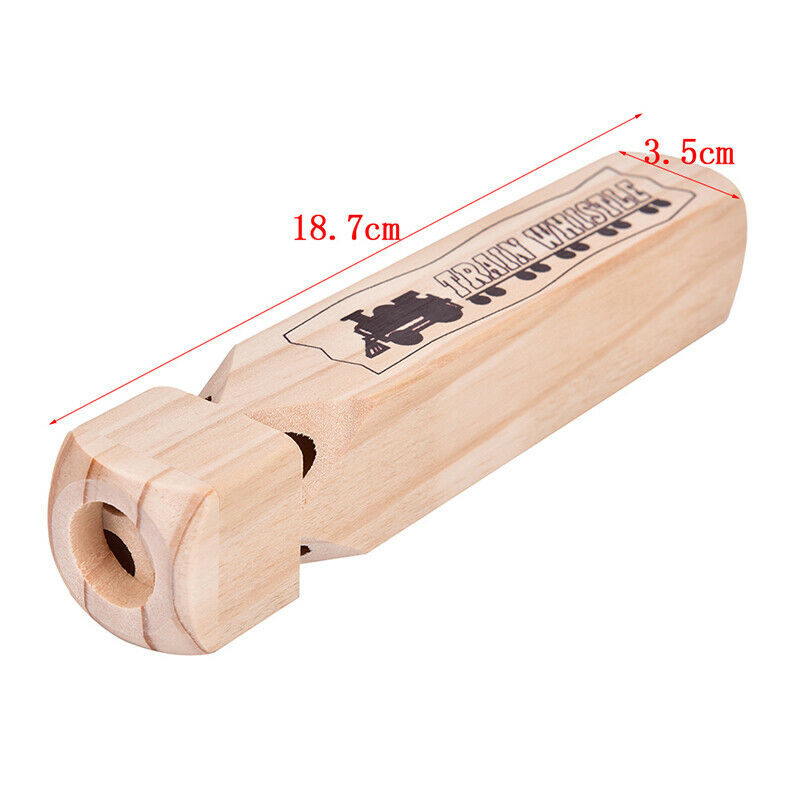 1pc Locomotive Sound Warning Steam Wood Steam Train Whistle Wooden Whis W.l8