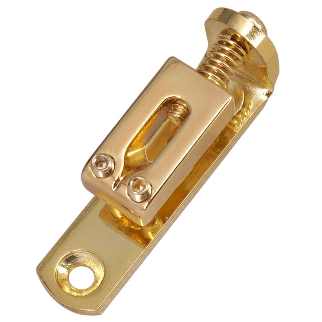 Set of 6 Goldne Electric Guitar Accs Single Individual Bridge Saddles Screws