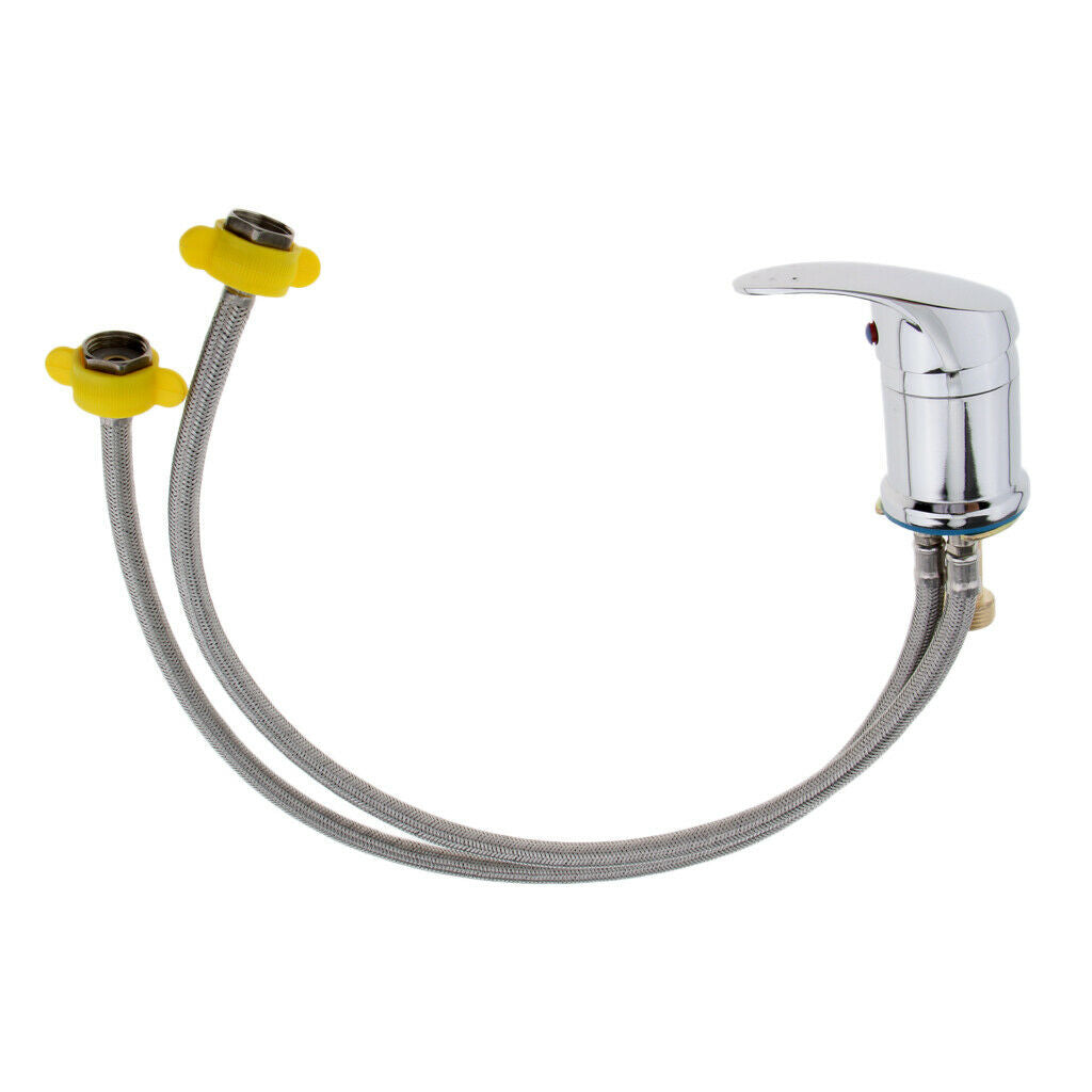 Hot Cold Faucet with Hose Replacement Part for Spa Beauty Salon Shampoo Bowl 60
