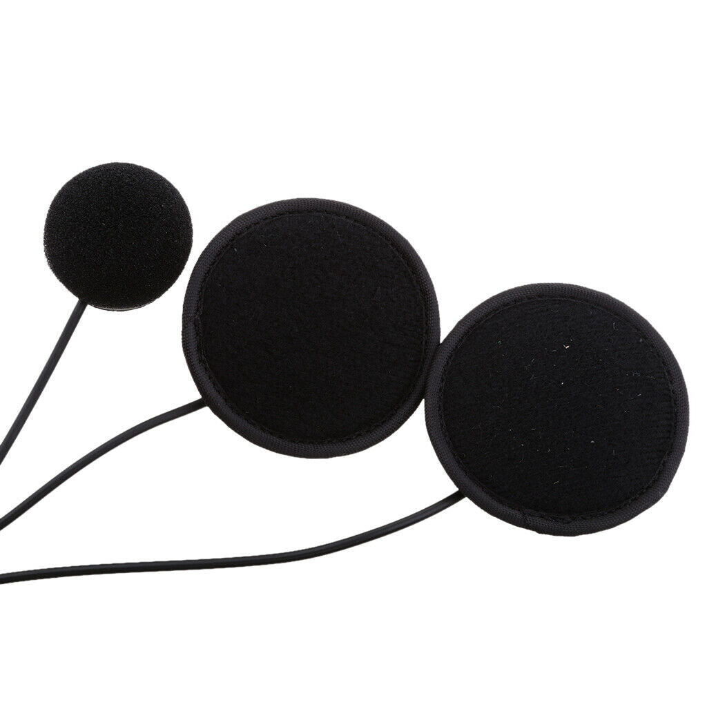 2 Pol. Moto motorcycle bike helmet earphones headset sound absorbing microphone