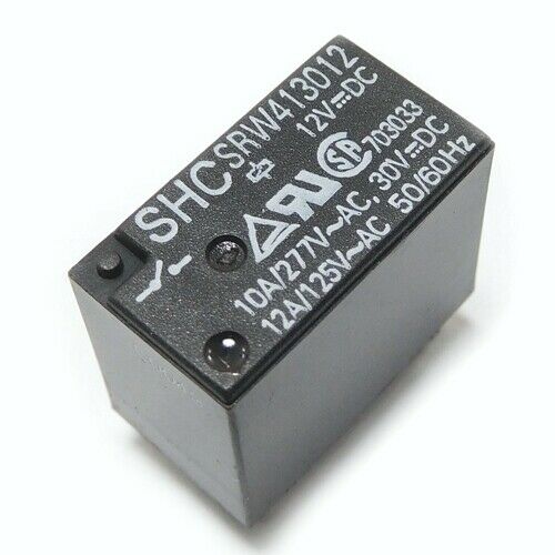 [10pcs] SRW413012 Relay 12VDC 10A THT