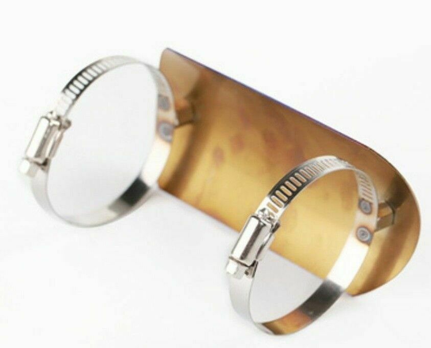 Motorcycle Exhaust Pipe Heat Shield Link Tube Protector Cover Akrapovic SC