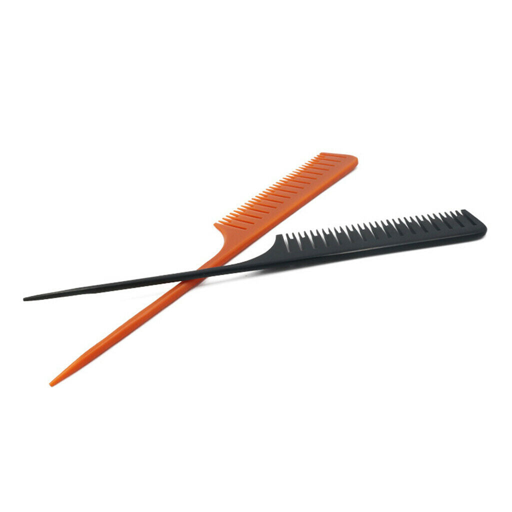 Highlight comb, professional, 25.5cm Sectioning Weave Foiling Comb Brown