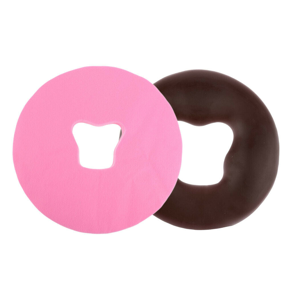 Silicone Face Cushion Headrest Pillow for Massage Table Face Cradles+100x Covers