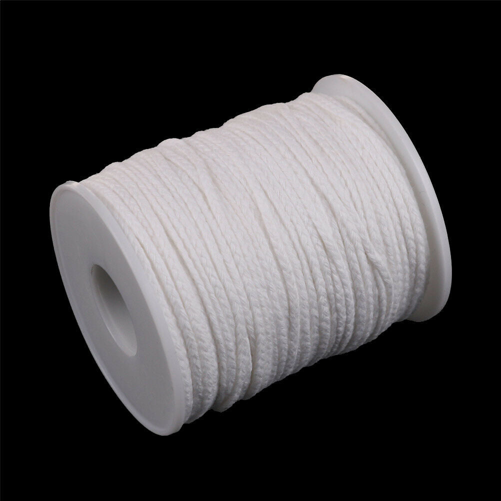 Spool of Cotton White Braid Candle Wicks Core Candle Making Supplies OH BDAU