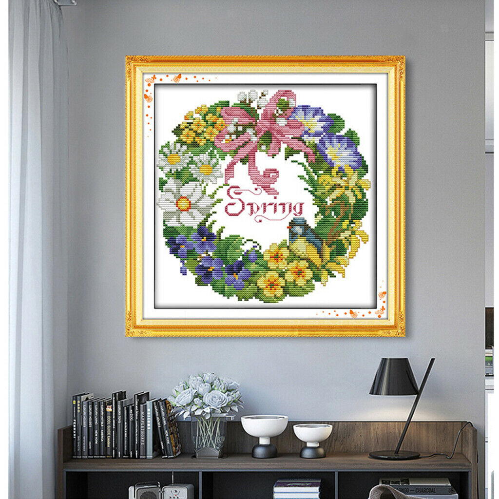 Counted Cross Stitch Embroidery Kit Latch Hook Kits Tool