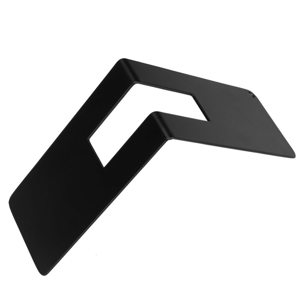 V-Shaped Black Stainless Steel Coffee Filter Paper Stand Storage Rack Container