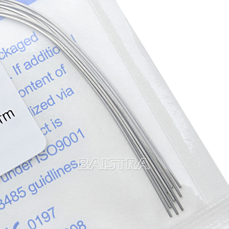 100X Dental Super Elastic Niti Arch Wires Rectangular 16X22Upper Natural Form