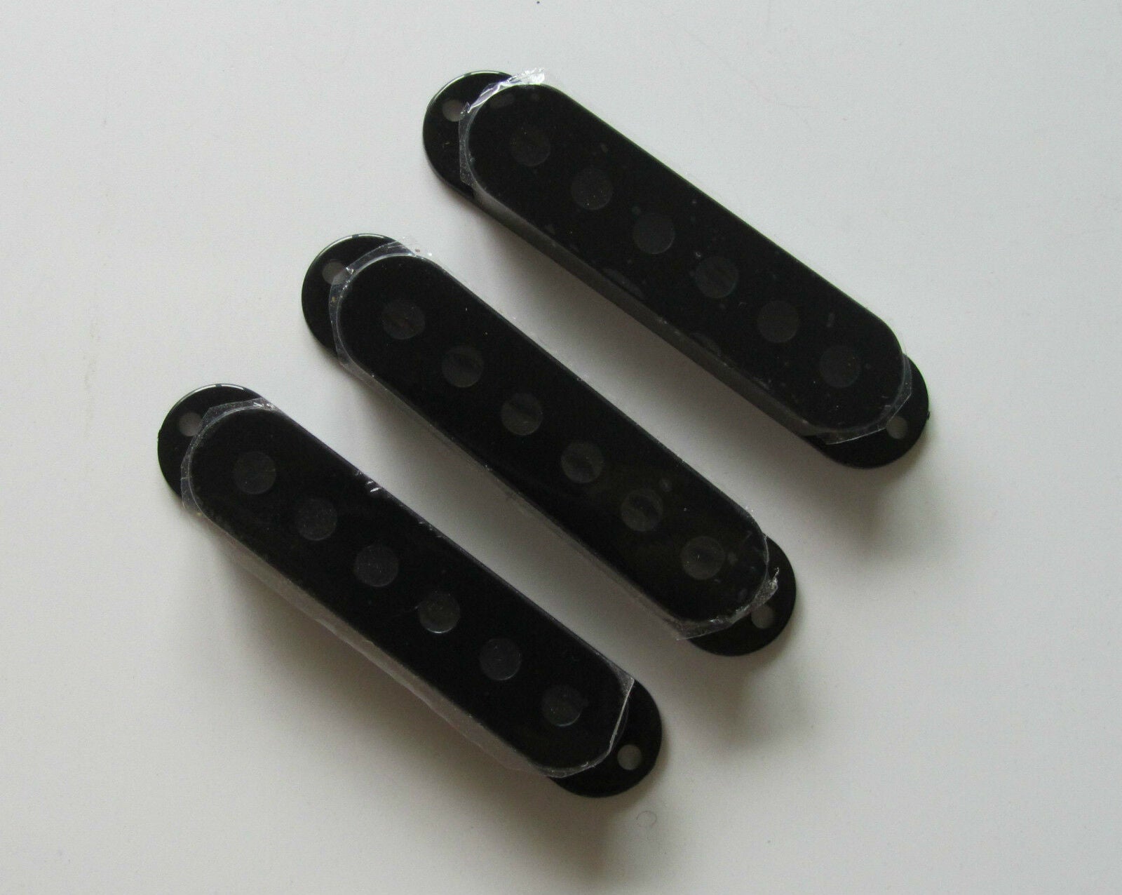 Black ST/Strat Style Guitar Pickup Covers 3 Single Coil for Stratocaster