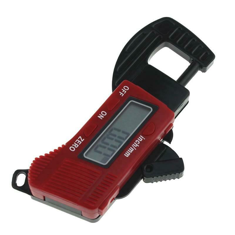 0-12.7mm Digital Electronic LCD Thickness Guage Caliper Carbon Fiber Micrometer