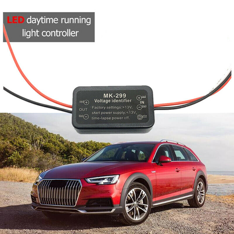 Car LED Daytime Running Light Automatic ON/OFF Controller Module DRL Relay _BDD