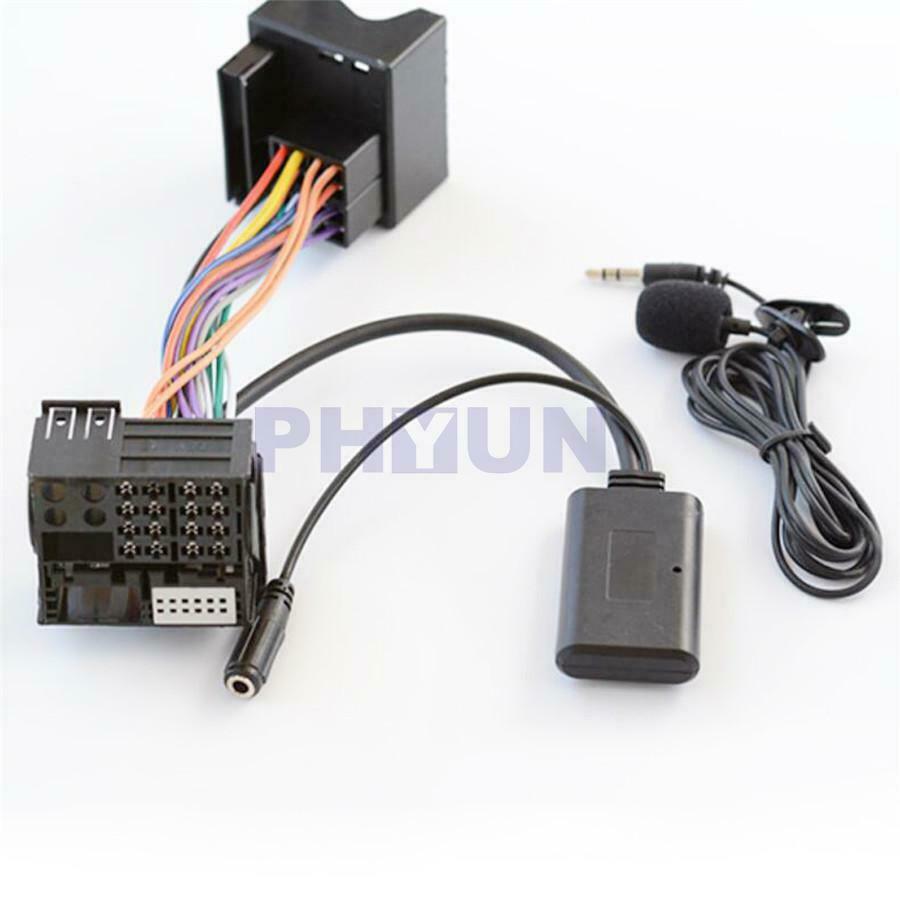 Car Radio Bluetooth Adapter Cable Microphone Handsfree Kit For Peugeot Citroen