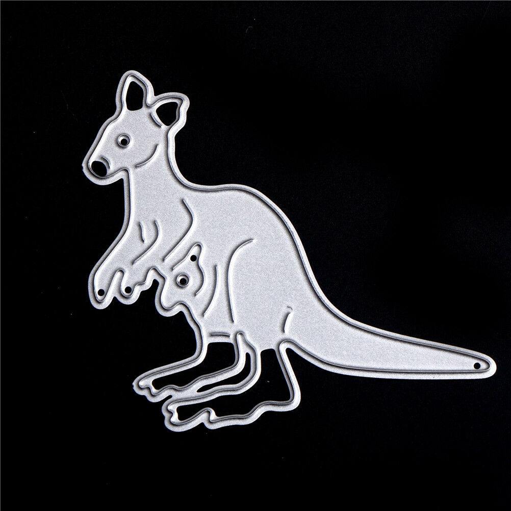 Kangaroo Animals Metal Cutting Dies Cards Scrapbooking Craft Album Decor A Re