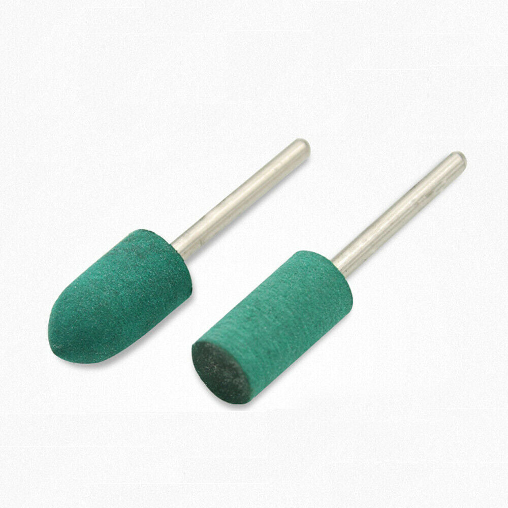 100pcs Shank Rubber Head Abrasive Grinding Mounted Point Polishing Rotary Tools