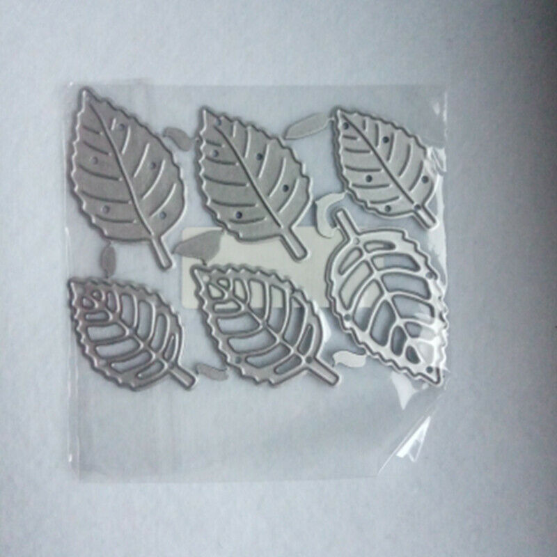 6 PCS carbon steel cutting die leaves die cut scrapbooking album marking .l8