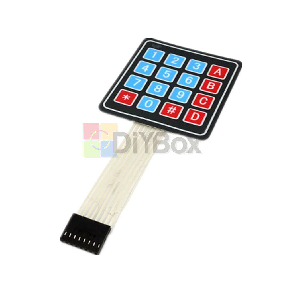 5Pcs 4 x 4 Matrix Array 16 Key Membrane Switch Keypad Keyboard AVR Fit Arduino