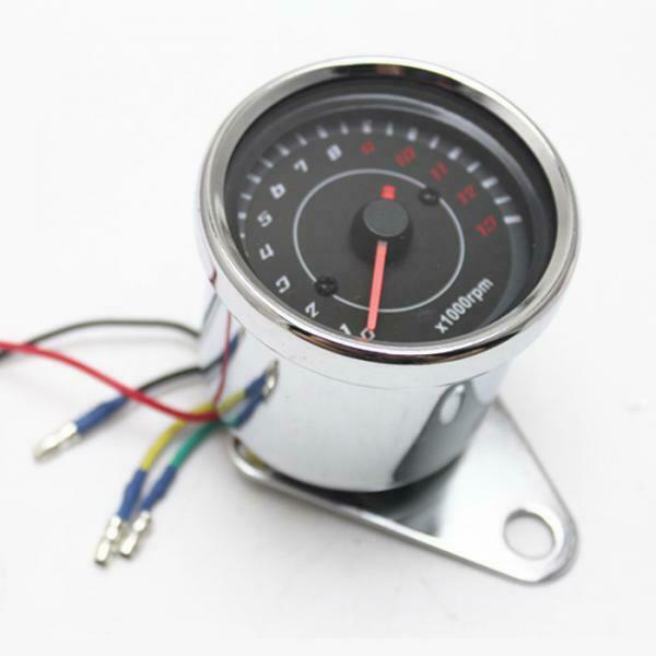 Alloy Motorcycle Backlight Speedometers Digital Tachometer