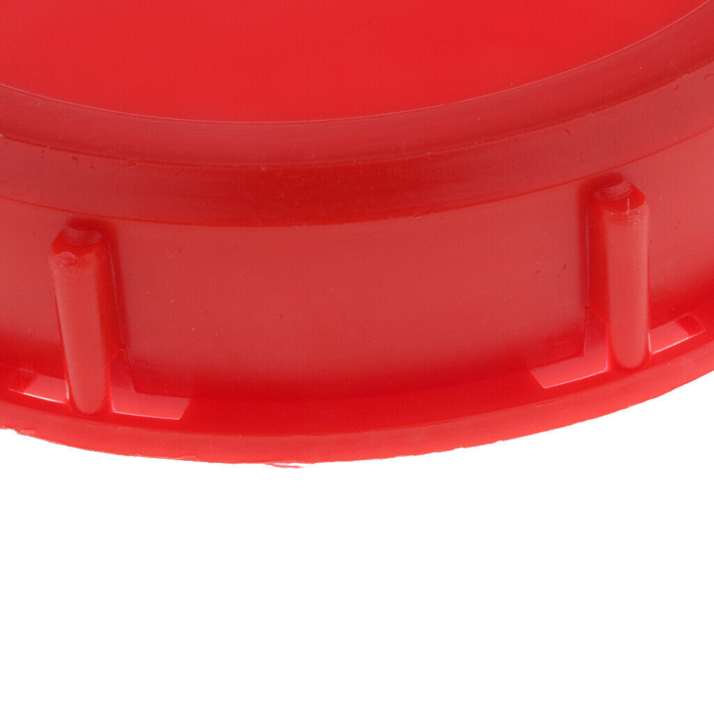 Ton Barrel Valve Dust Cover Valve Cover Ton Barrel Accessories IBC, Red