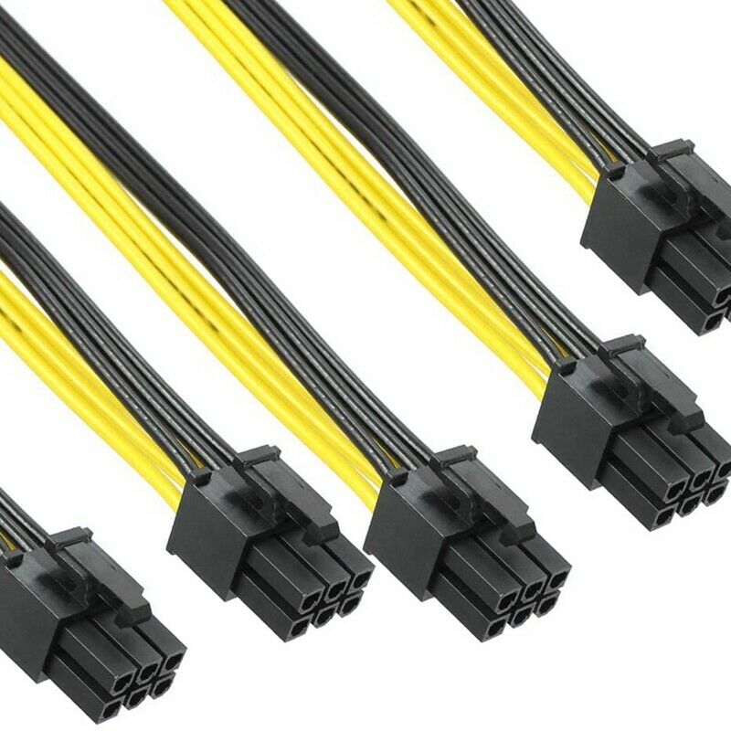 S7 S9 to 5X PCI-E PCIe 6Pin GPU  Card Splitter Power Cable for BTC Miner BitJ1I5