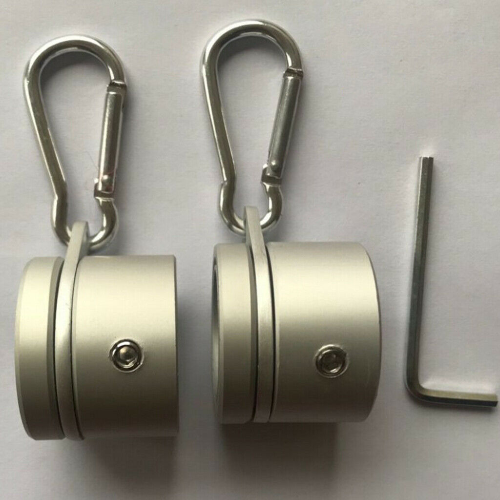 Aluminum Alloy Metal Flag Pole Rings Anti Wrap Grommet Flag Pole Kit Swivels