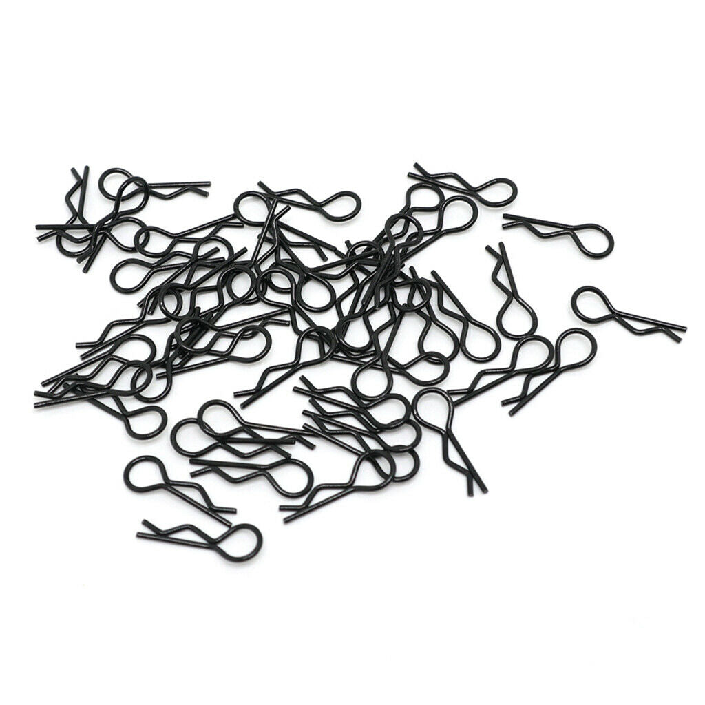 180Pcs Body Shell R Shape Clips with Storage Case for 1:10 1:12 RC Car Accs