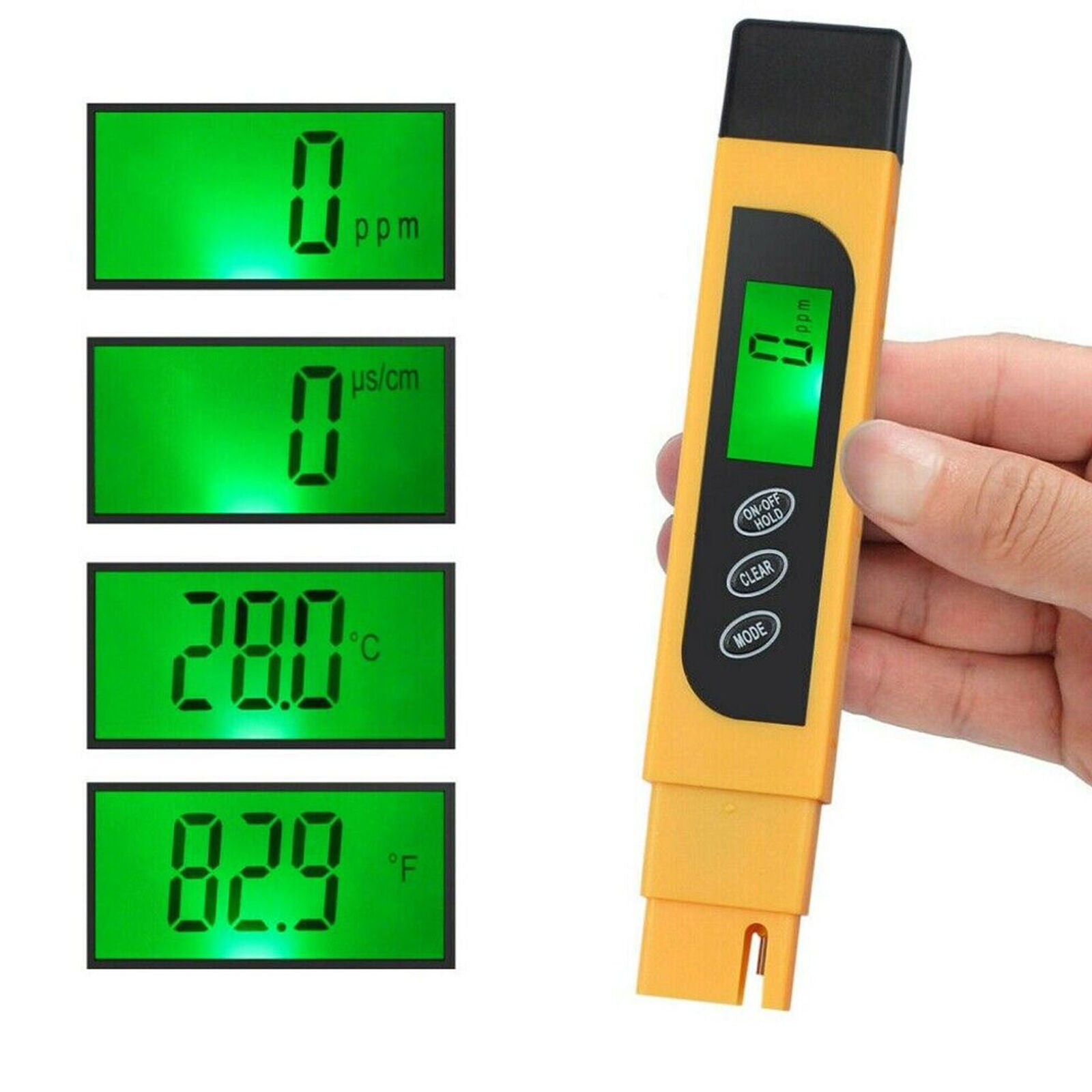 Professional Quality TDS EC Temperature Meter Water Quality Test Meter 0-9990ppm