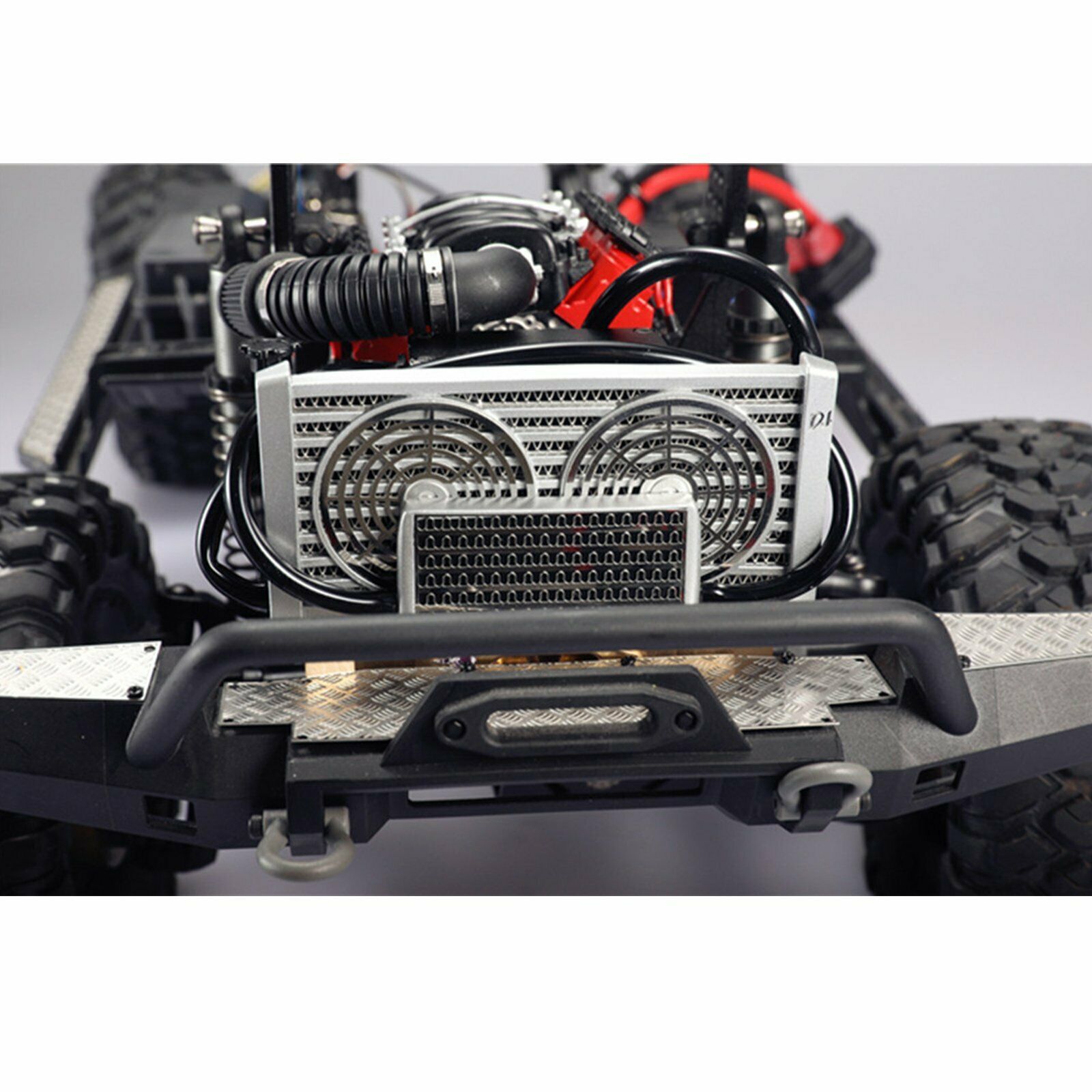 Water Tank Cooling Box Radiator Tank V8 Engine for 1/10 Traxxas TRX4 Crawler