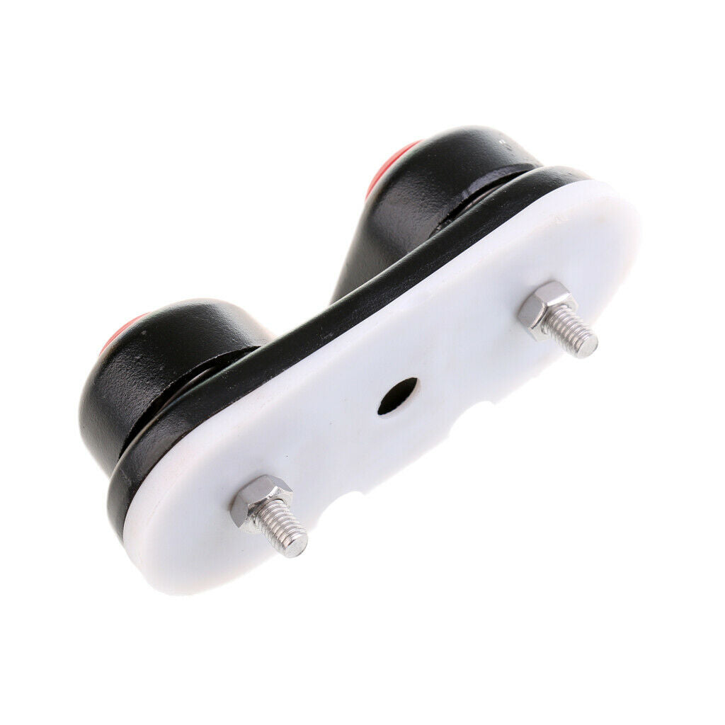 4Pcs Black Sailboat Cam Cleat for Dia. 10-14mm Rope Sailing Canoe Kayak