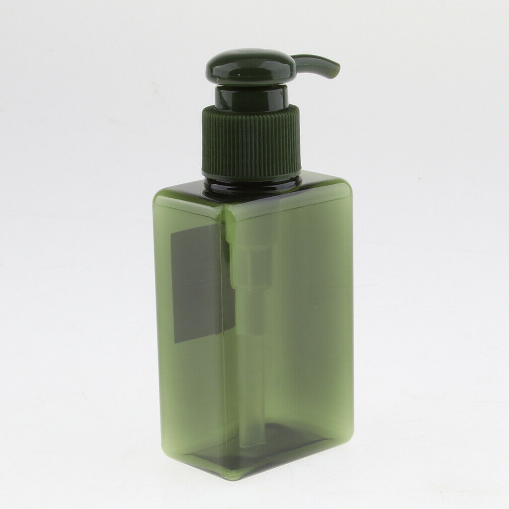 2pcs 100ml Foaming Soap Dispenser Cosmetic Containers Bottles Clear Green