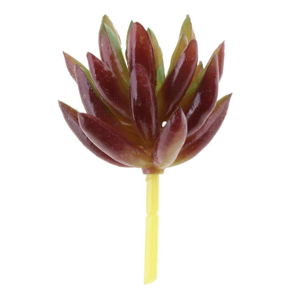 2 Pieces. Artificial Echeveria Succulents Decoration - Green +