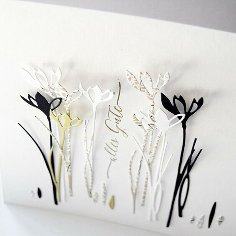 Flowers set Metal Cutting Dies Stencil for DIY Scrapbooking Paper Cards D.l8