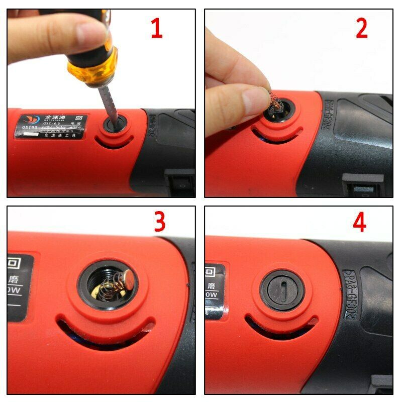 10 Pcs Brushes Electric Brush Small Spring Carbon Brush Tool Accessories