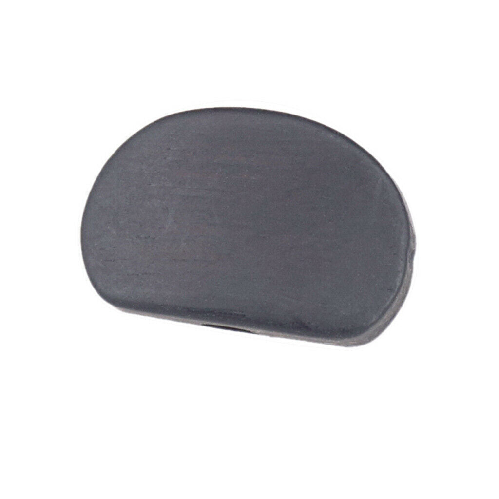 6 Pieces Ebony Tuning Pegs Keys Handle Knobs Buttons Oval Shape with Screws