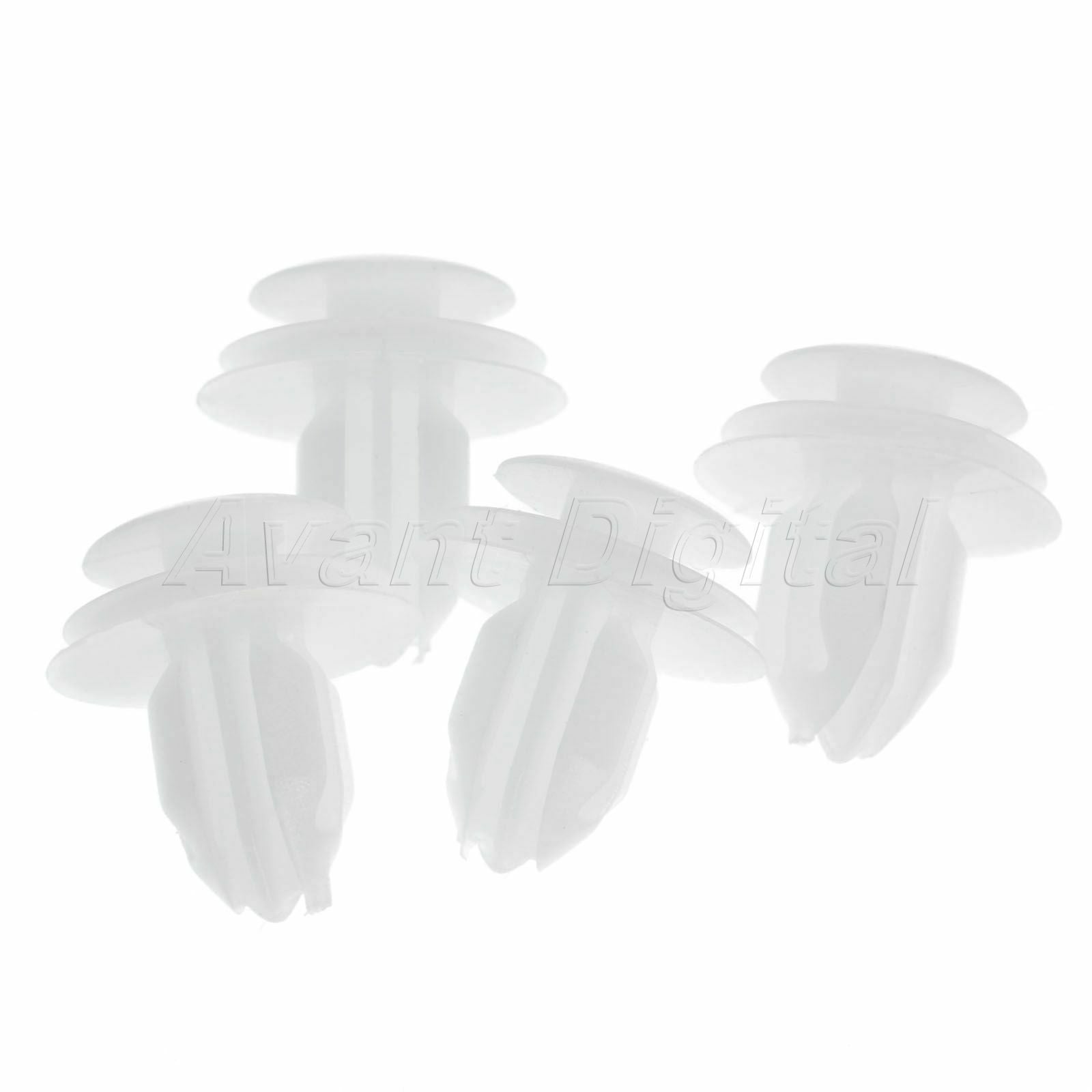 50 Body Side Trim Panel Retainer Moulding Clip For Suzuki For Mitsubishi White