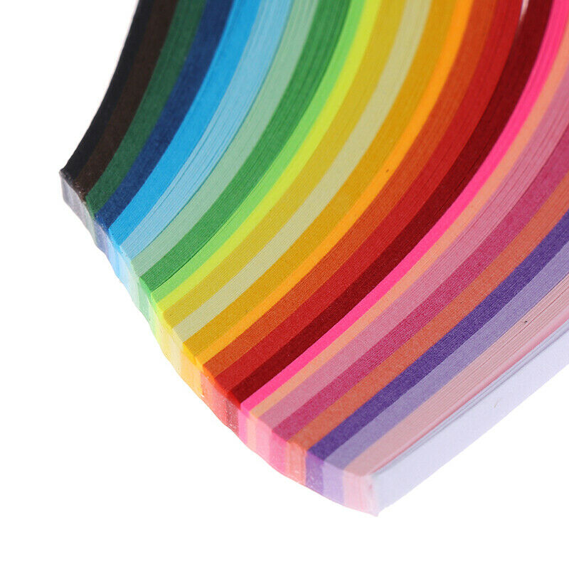260 Rainbow Paper Quilling Strips Set 3mm 39cm Flower Gift Paper For DIY .l8